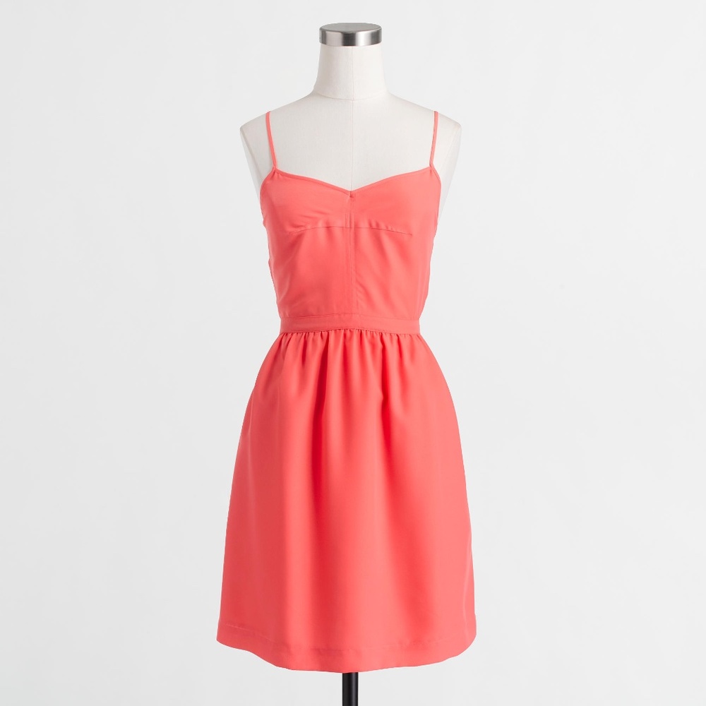 J Crew Seaside Cami Dress in Wildflower Pink